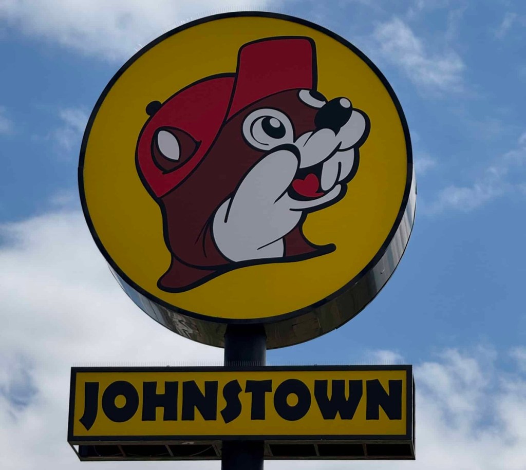 The Johnstown sign for the only Buc-ee's in Colorado