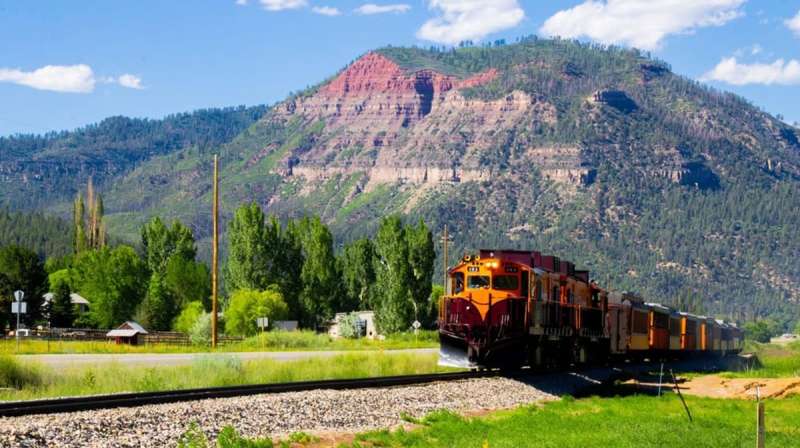 Durango is one of the best small towns to visit in Colorado, offering a unique train ride through the mountains