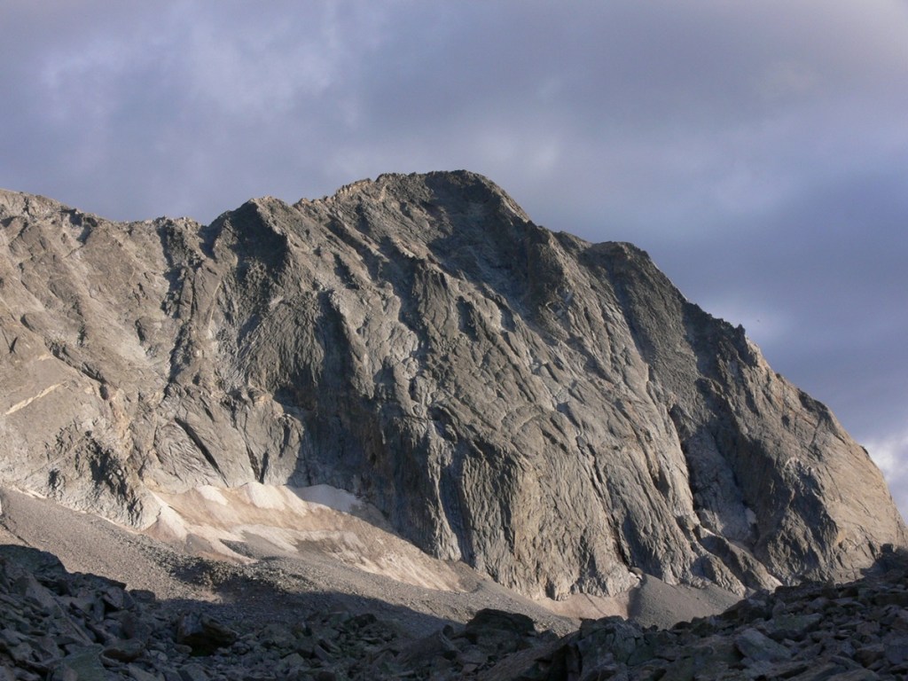 Looking up at one of the Colorado hikes listed as one of the toughest in the world